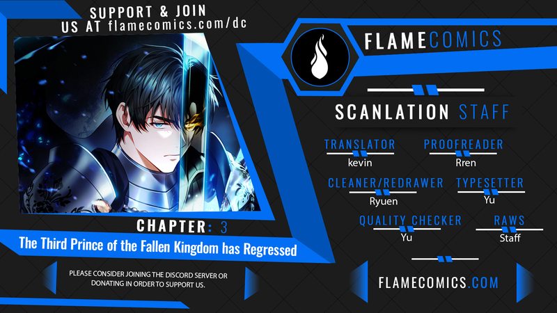 The Third Prince of the Fallen Kingdom has Regressed - Chapter 3 Page 1