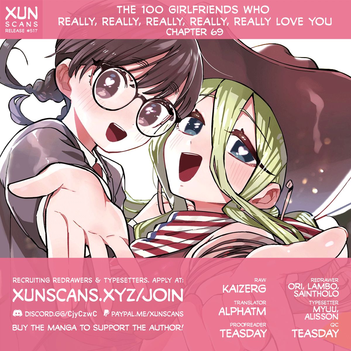 The 100 Girlfriends Who Really, Really, Really, Really, Really Love You - Chapter 69 Page 1